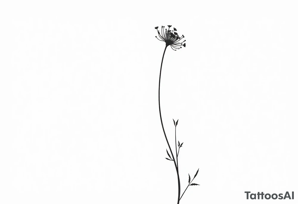 Cirsium vulgare tattoo idea