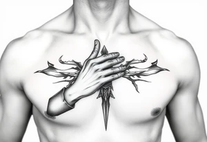 hold in your pain tattoo idea