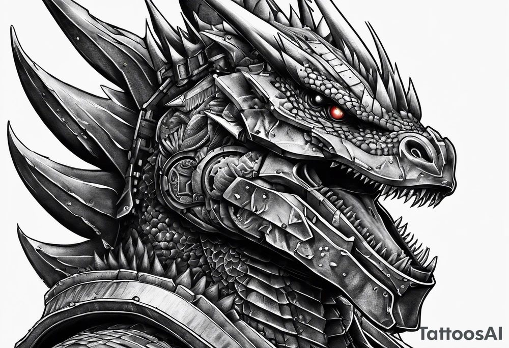 Mechagodzilla tattoo idea