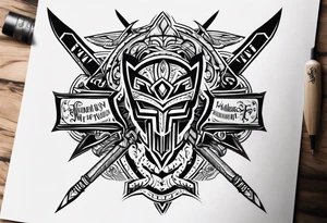 Warrior tattoo idea