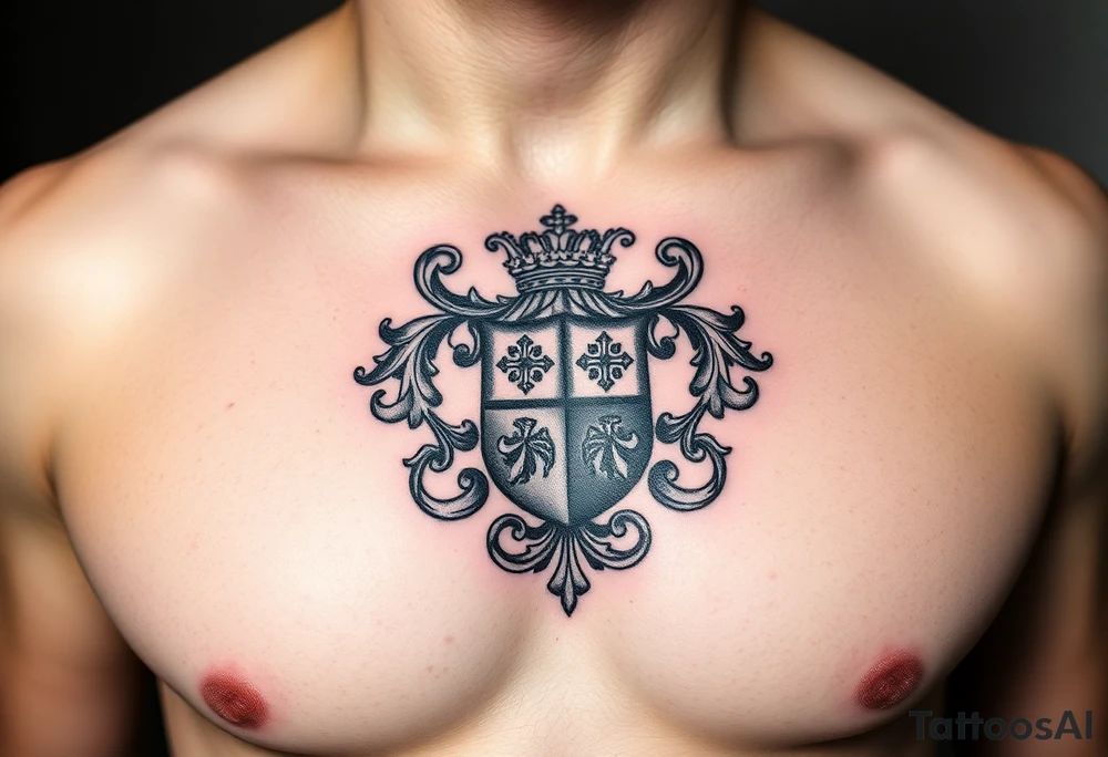 Smith, Irish family crest very intricate tattoo idea