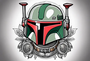 Boba Fett the fritz puppy tattoo idea