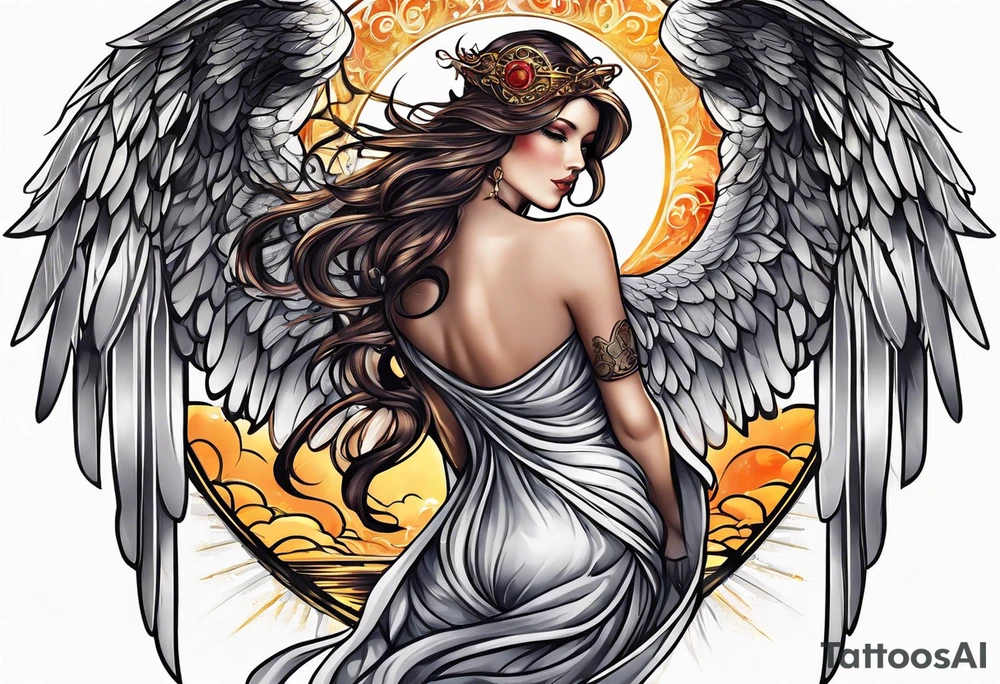 angel tattoo idea