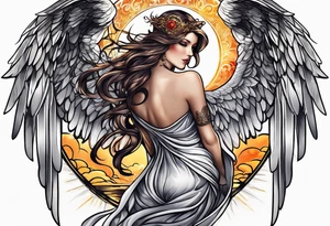 angel tattoo idea