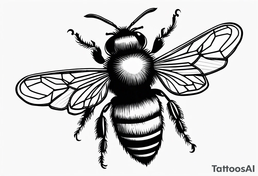 bumble bee tattoo idea