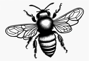 bumble bee tattoo idea