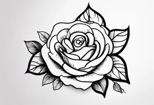 Create a back tattoo with rose petals and the quote 
I took the one less traveled by and it had made all the difference. tattoo idea