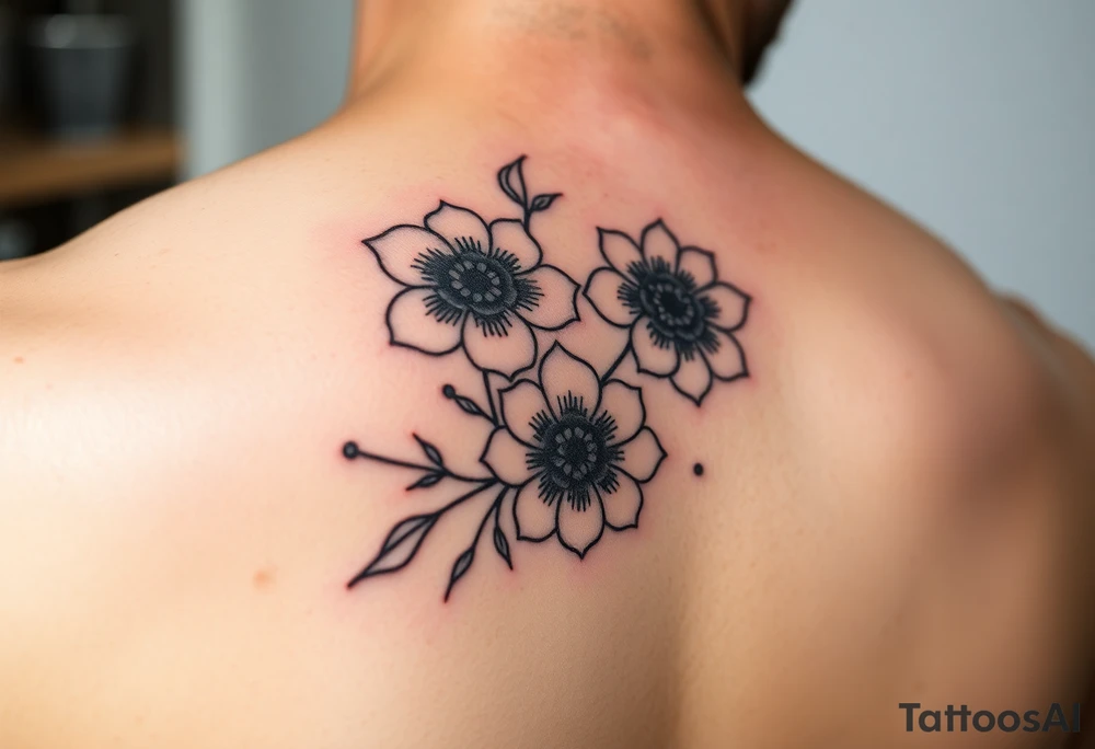 Flowers tattoo idea
