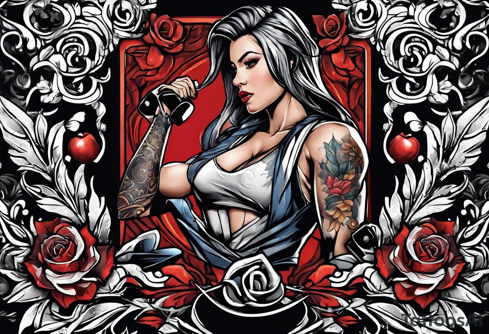 iron sharpens iron, fitness, sweat, darkness tattoo idea