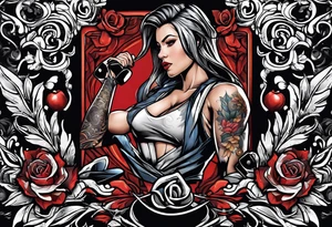 iron sharpens iron, fitness, sweat, darkness tattoo idea
