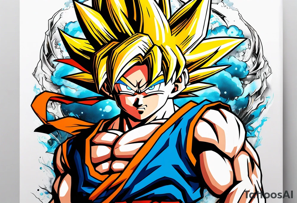 Son Goku death tattoo idea