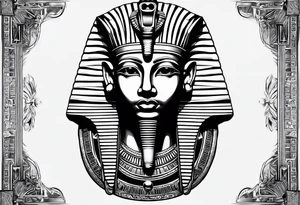 Pharaoh tattoo idea