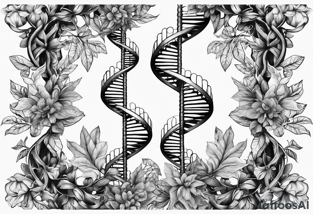 DNA helix made from root.
add leaf tattoo idea DNA helix made from root.
add leaf tattoo idea