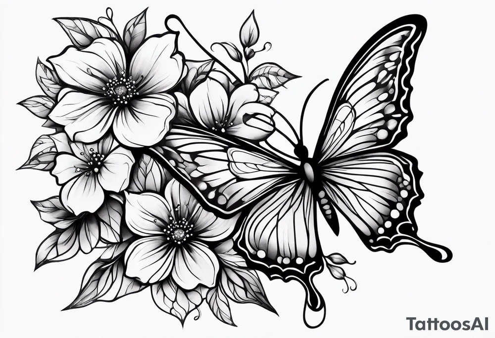 Floral lace butterfly survivor shoulder tattoo half sleeve tattoo idea