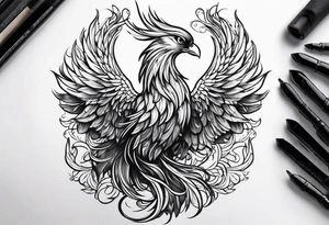 phoenix tattoo idea