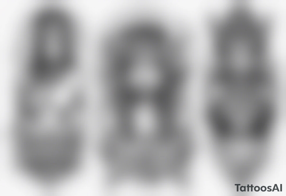 Ankor with womon tattoo idea