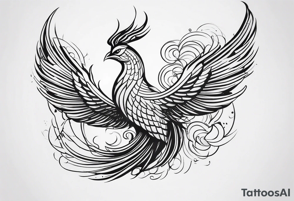 phoenix tattoo idea