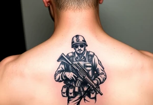 Army Soldier tattoo idea