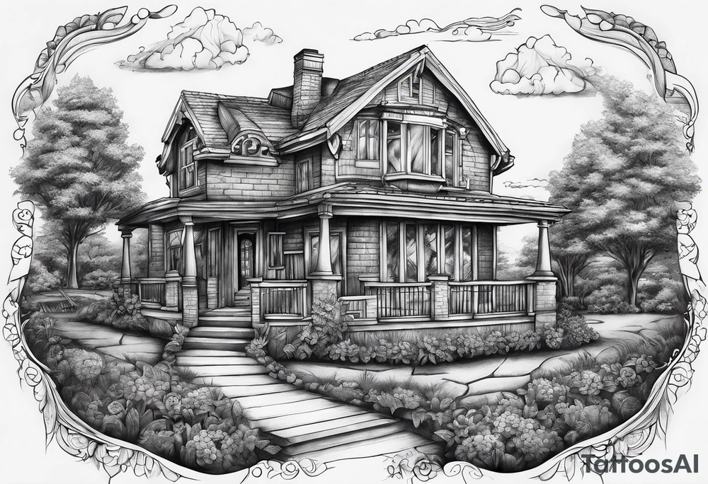 Home is the people not the place tattoo idea