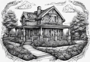 Home is the people not the place tattoo idea
