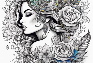 Half sleeve design tattoo idea