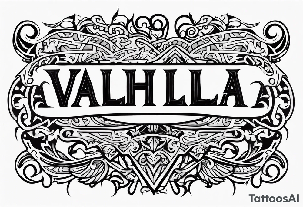 Valhalla tattoo idea