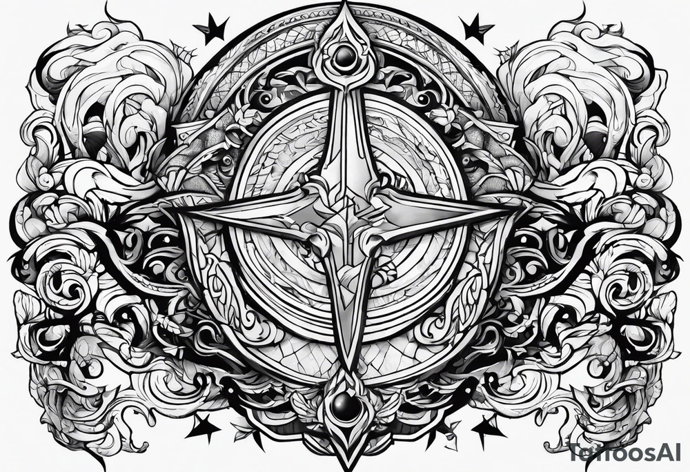 Trident tattoo idea