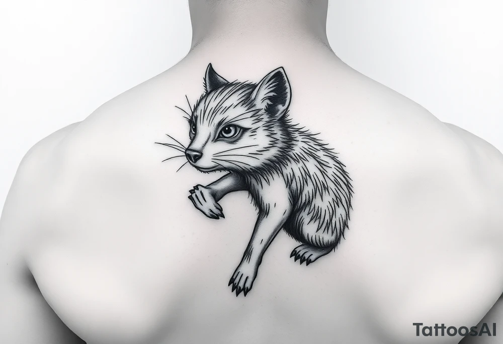 Leśny with snufkin form tattoo idea