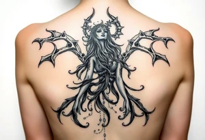 Eris goddess of chaos dark demented tattoo idea