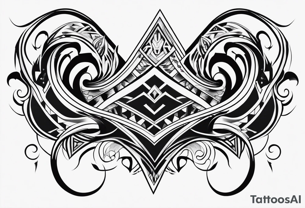Tribal rib tattoo tattoo idea