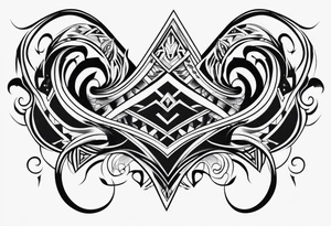 Tribal rib tattoo tattoo idea