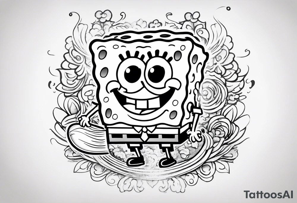 SpongeBob SquarePants tattoo idea