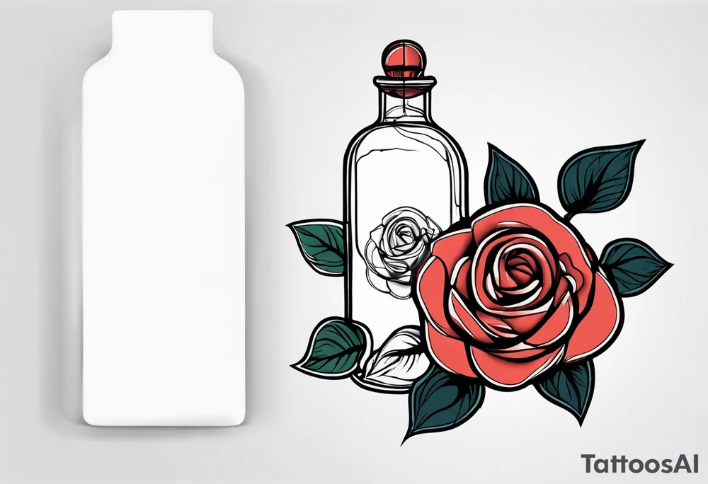 Rose 
Meer 
Flasche 
Dornen 
Seil
Kerze tattoo idea