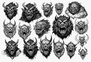 Zodd the beast in berserk tattoo idea