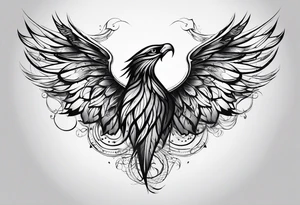 wings tattoo in leg for men tattoo idea