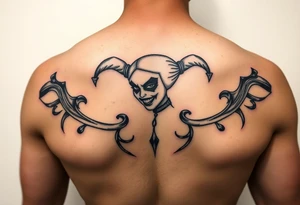Property of Jray, Harley Quinn style, dark tattoo idea