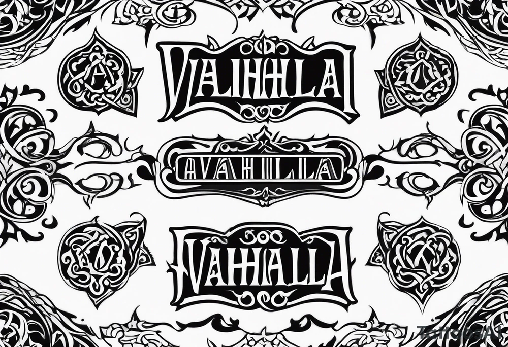 Valhalla tattoo idea