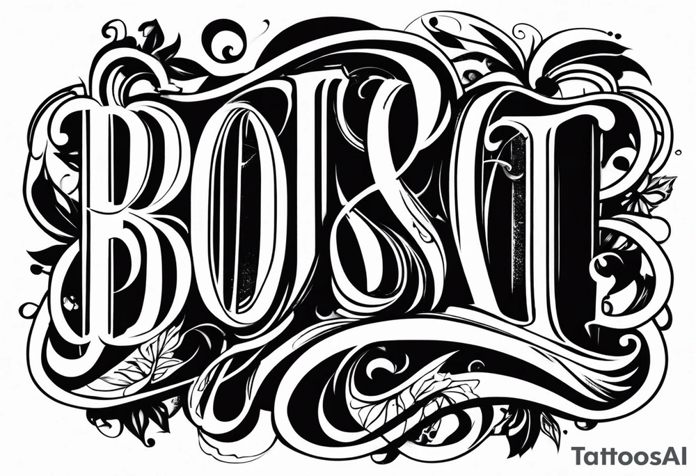 BOSTIC tattoo idea