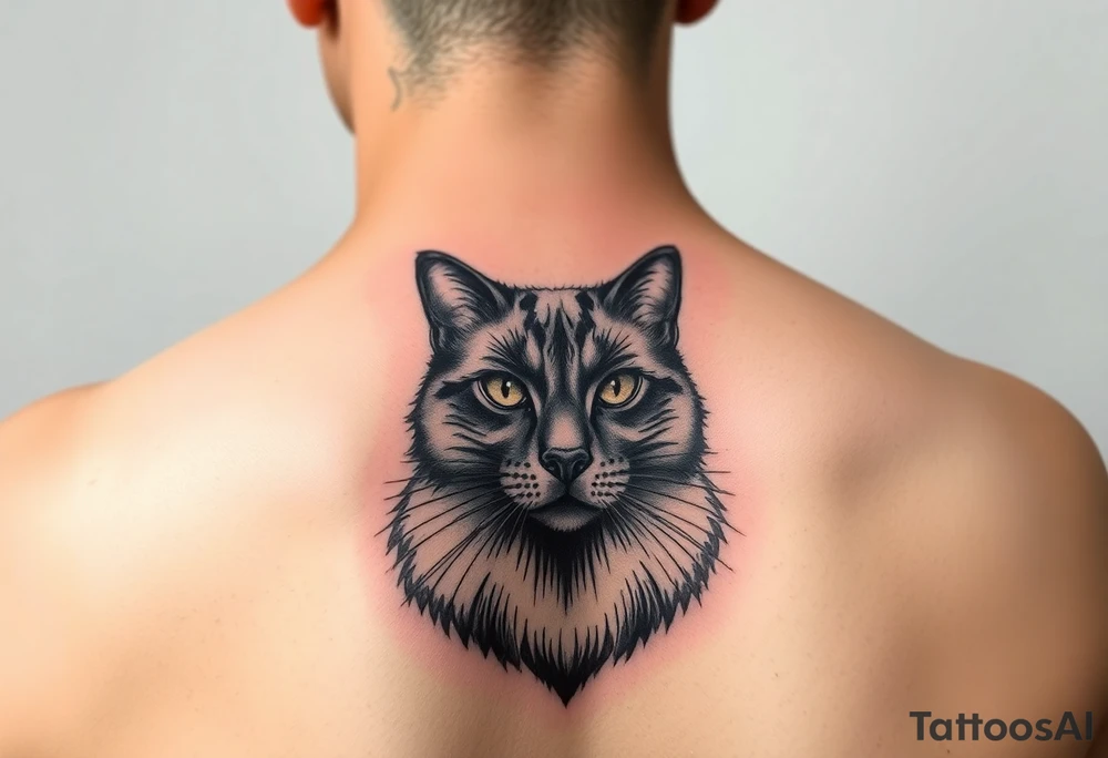 Black Cat tattoo idea