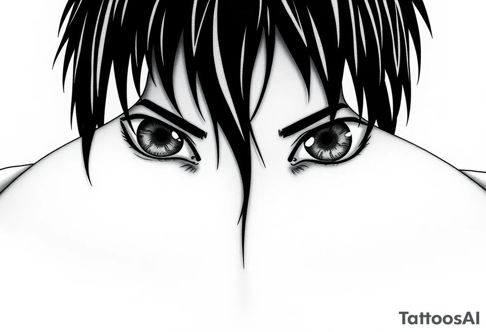 Itachi uchiha's eyes tattoo idea