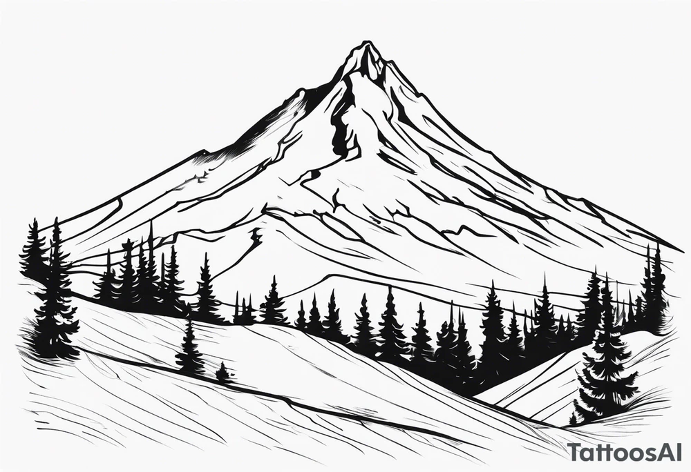 Mount Hood tattoo idea