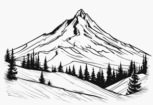 Mount Hood tattoo idea