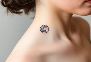 The moon tattoo idea