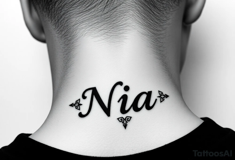name Nia tattoo idea
