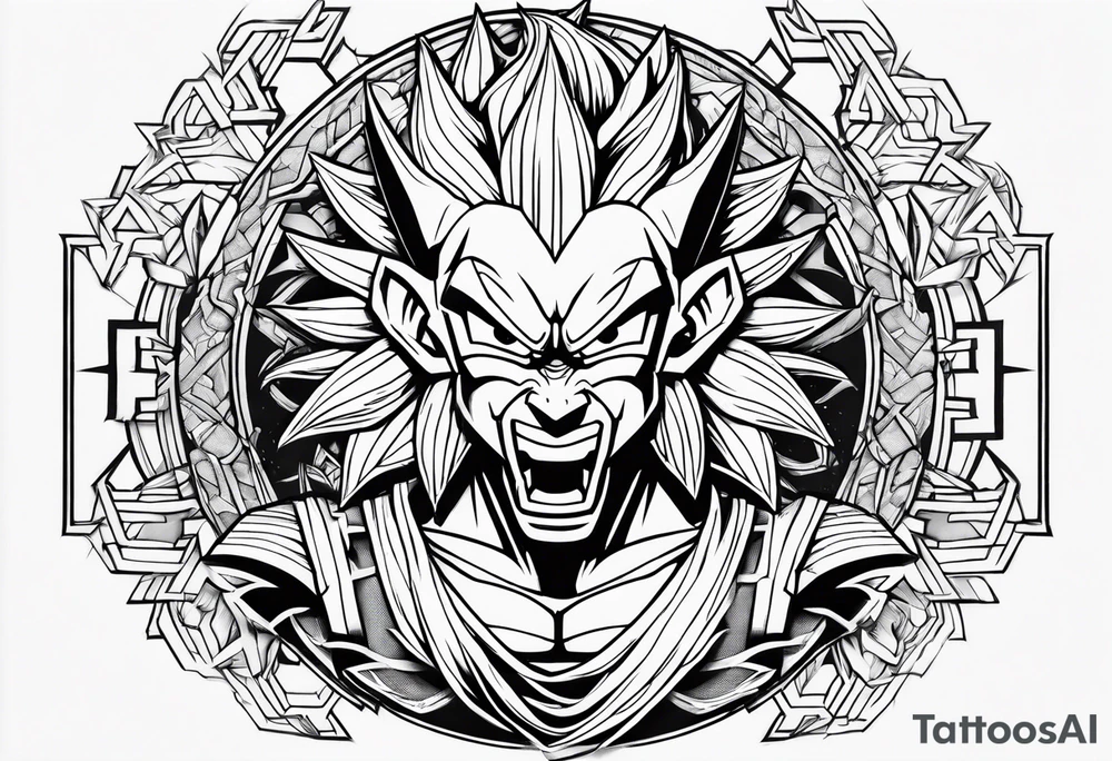 dragonball z tattoo idea