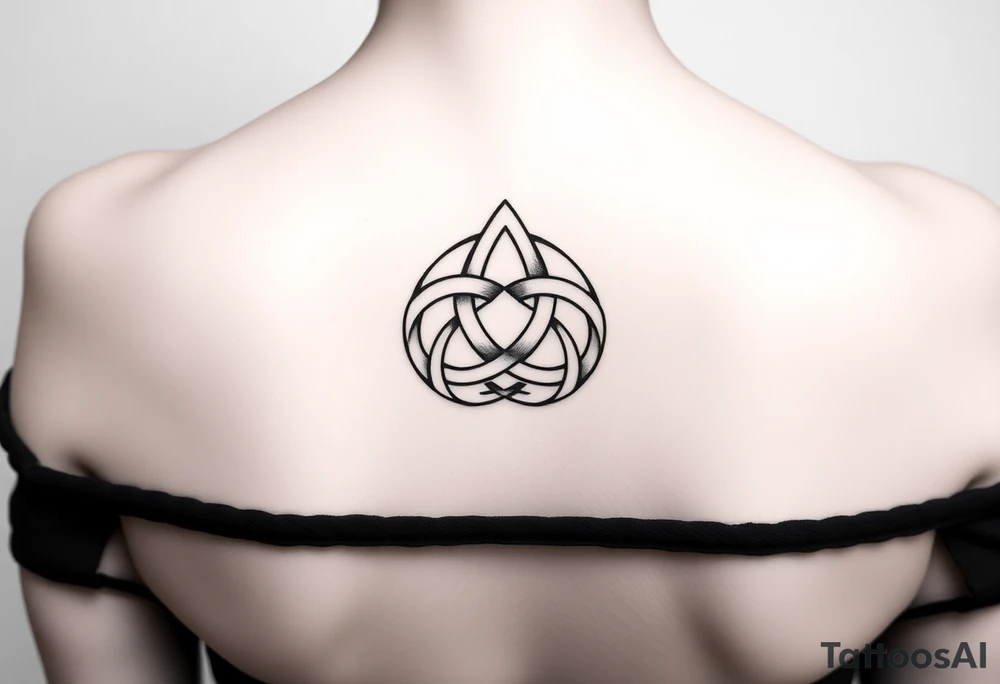 classic Celtic trinity knot. placement on the arm tattoo idea