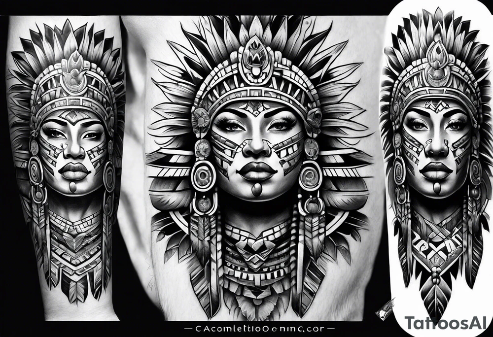 sleeve. Aztec tattoo idea