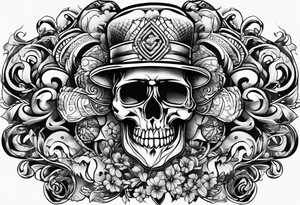 Rock a billy tattoo idea
