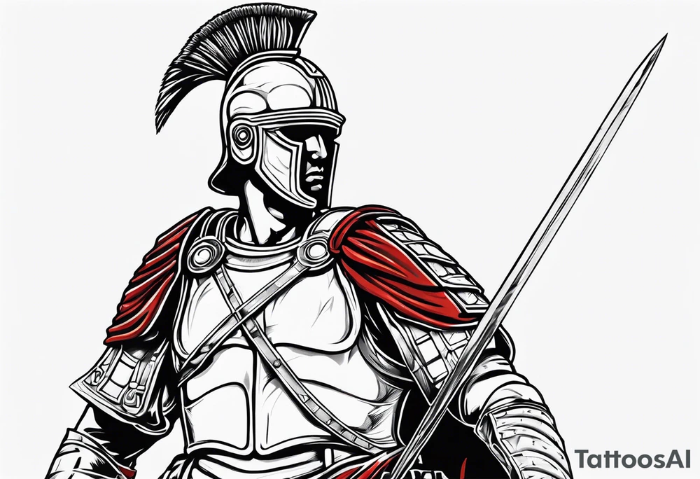 micro realism roman soldier roman art oscar akermo tattoo idea