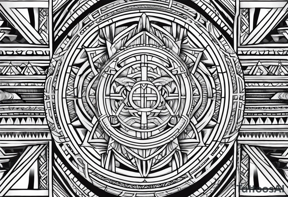 Messianic Polynesian tattoo idea